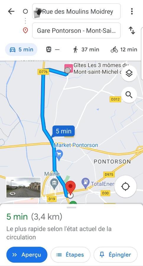 Gite Lucian Mont-Saint-Michel Moidrey المظهر الخارجي الصورة